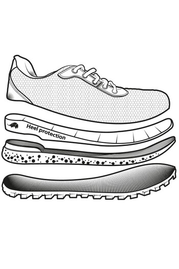 SCARPA ANTINFORTUNISTICA "LEWER" modello LISBONA (numeri disponibili dal 36 al 47)
