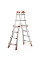SCALA TELESCOPICA IN ALLUMINIO 4+4 GRADINI