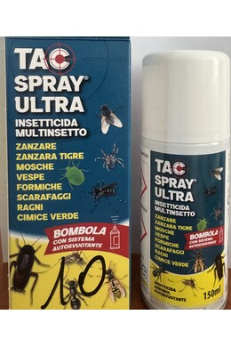 INSETTICIDA AEROSOL AUTOSVUOTANTE TAC SPRAY 150ML Adama