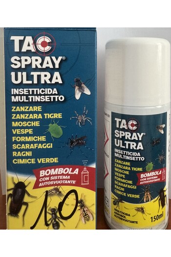 INSETTICIDA AEROSOL AUTOSVUOTANTE TAC SPRAY 150ML Adama