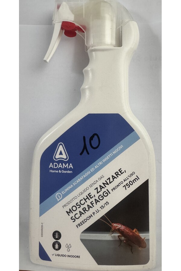 PRONTO USO PER MOSCHE, ZANZARE, SCARAFAGGI LT. 0,750