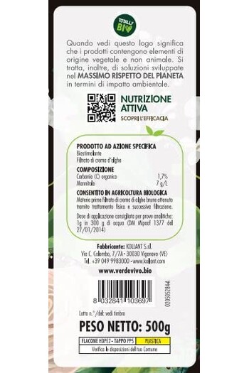 SUPREMO DA KG. 0,500 (Biostimolante a base di crema d'alghe marine)