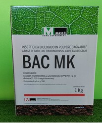 BAC MK DA KG. 1  (INSETTICIDA BIOLOGICO A BASE DI BACILLUS THURINGIENSIS )