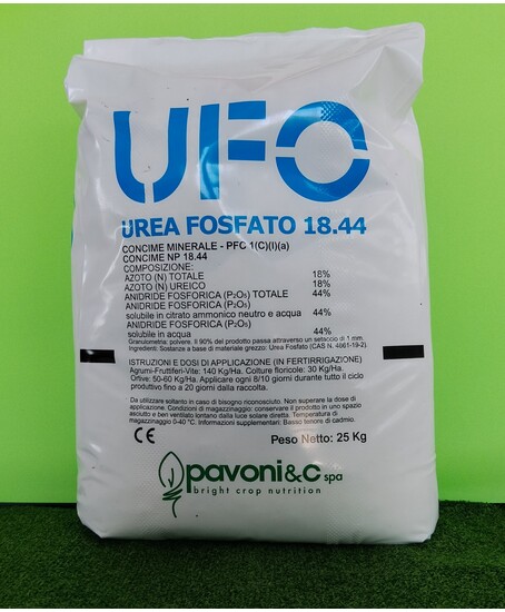 UFO UREA FOSFATO 18/44 DA KG. 25