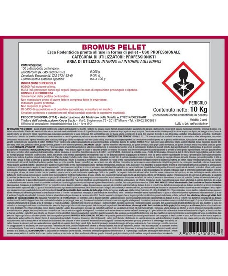 BROMUS PELLET DA KG. 10
