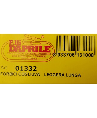 FORBICE COGLI UVA LEGGERA LUNGA DAPRILE