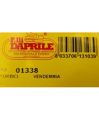 FORBICE PER VENDEMMIA MANICO FORGIATO CM 18